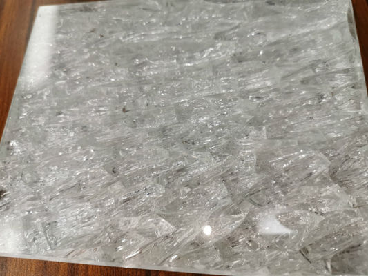 正面の堅いパチパチ鳴る音4x8 20mmの氷のガラス・ブロックの煉瓦