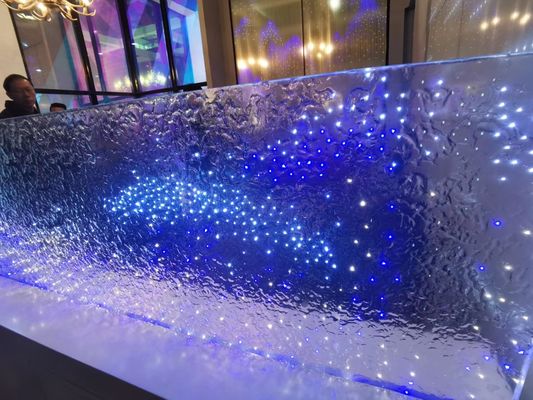 耐衝撃性の1200x2400mm導かれた薄板にされたガラスを予約した