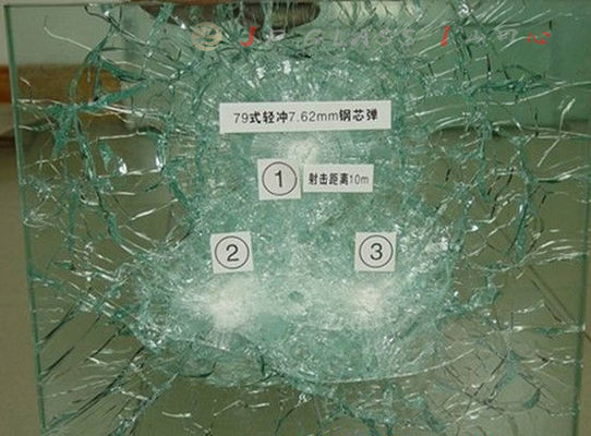 二重Layeの紫外線証拠防弾26mmの火の評価される安全ガラス