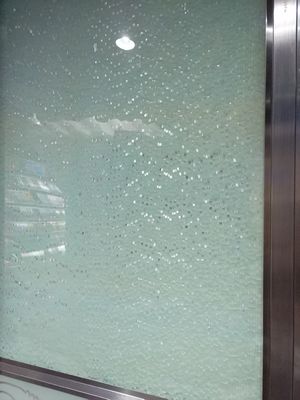 鉄骨フレームが付いている固体水晶190X190mm 12mmのガラス・ブロックの煉瓦