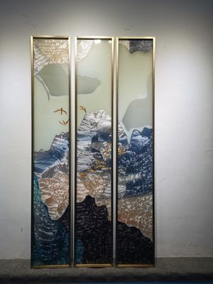 外部の傷の抵抗力があるエナメルを塗られた陶磁器のフリットにされたガラス