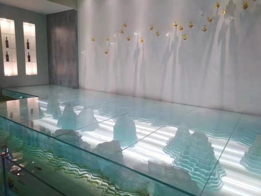 耐火性のアートワークの単一不規則な定形ガラス