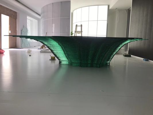 耐火性のアートワークの単一不規則な定形ガラス