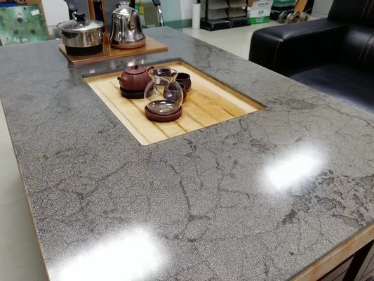 灰色の卓上によって強くされる多層生地の薄板にされたガラス パネル