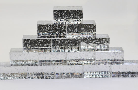 Ecoの友好的な平行水晶は6x8ガラス・ブロックの煉瓦を事前ドリルした