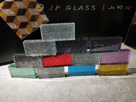 仕切りのディバイダーの水晶4インチのKrystanticのガラス・ブロックの煉瓦