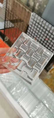 隔壁SGCC 12mmの3D習慣は切子ガラスのパネルを