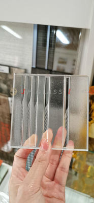 隔壁SGCC 12mmの3D習慣は切子ガラスのパネルを