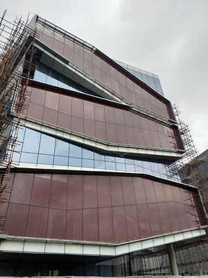 円形は不規則な金網0.38MMの薄板にされたガラス パネルを研ぐ
