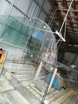 バルコニーの窓無色の12mmは増強された薄板にされたガラスを熱する