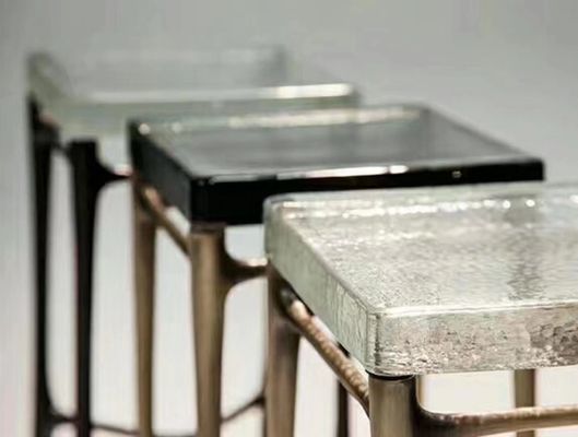 流行の平らな家具SGSの砂吹きの砂はガラスを切り分けた