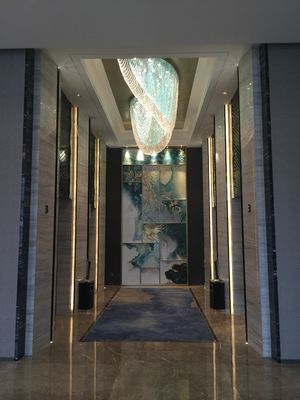 小さい泡装飾のシャンデリアのLiuliの水晶芸術ガラス