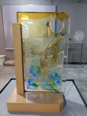 小さい泡装飾のシャンデリアのLiuliの水晶芸術ガラス